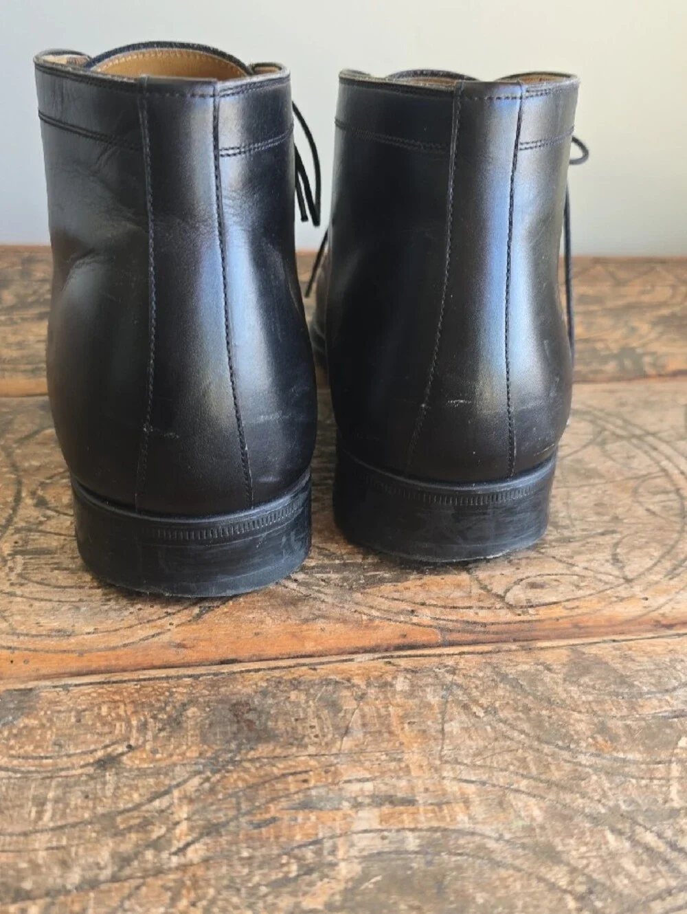 Magnanni Black Leather Boots